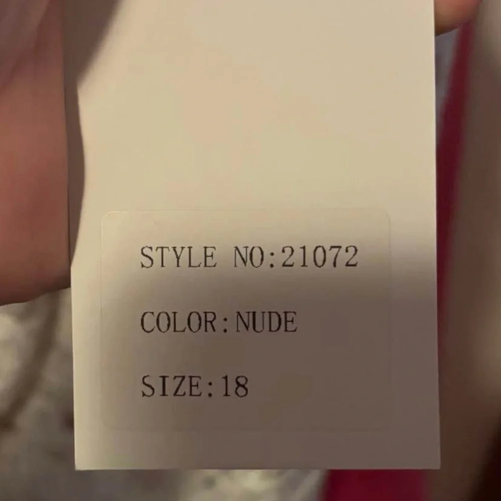 Elegant Cream Lace Dress - Picture 4 of 6